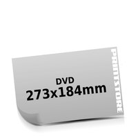 DVD (273x184mm)  1-6 färbiger Online-Druck Euroskala, HKS-Schmuckfarben oder Pantone-Schmuckfarben beidseitig bedruckte Flugblätter