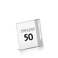 50 Blatt per Block einseitig bedruckter Schreibblock
