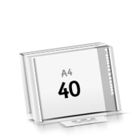 Faltkartonverpackung 40 Blatt per Block einseitig bedruckter Schreibblock