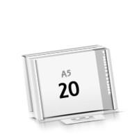 Faltkartonverpackung 20 Blatt per Block einseitig bedruckter Schreibblock