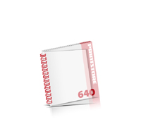  Imagebroschüren drucken  324 Seiten bis  640 Seiten Imagebroschüren mit Drahtkammbindung PVC-Frontblatt oder PVC-Endblatt (1 Blatt PVC) Drahtkamm links Quadratformat