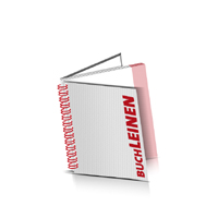  Hardcover Kataloge drucken Leinen Buchüberzug Drahtkammbindung Quadratformat
