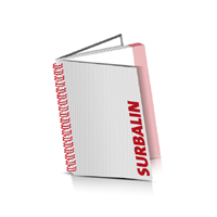  Hardcover Kataloge drucken Surbalin Buchüberzug Drahtkammbindung Hochformat