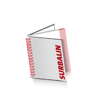 Hardcover Kataloge drucken Surbalin Buchüberzug Drahtkammbindung Quadratformat