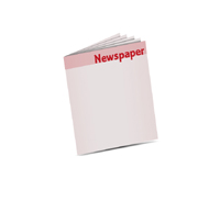  Zeitungsbeilagen drucken Rheinisches Halbformat (255x350mm) Rollenoffsetdruck