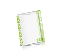  Digitaldruck Kataloge bedrucken  4 Seiten bis  268 Seiten Digitaldruck Kataloge mit Wire-O Bindung PVC-Titelblatt oder PVC-Endblatt (1 Blatt PVC) Draht-Kamm links Hochformat