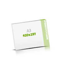  Schreibtisch-Unterlagen bedrucken Schreibtisch-Unterlagen  A3  quer (420x297mm)