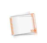  Digitaldruck Kataloge drucken  4 Seiten bis  268 Seiten Digitaldruck Kataloge mit Wire-O Bindung PVC-Titel-Blatt und PVC-End-Blatt (2 Blätter PVC) Drahtkamm links Querformat