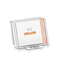  Blöcke drucken Versandverpackung Blöcke  A4  quer (297x210mm)