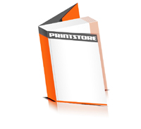  Softcover Broschüren drucken  6 Seiten Umschlag Klebebindung Hochformat