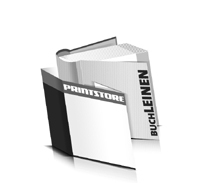 Hardcover Buch Leinen Buchdecke Vorsatz & Nachsatz bedruckt runder Buchrücken Fadenheftungen Hardcover im Quadratformat