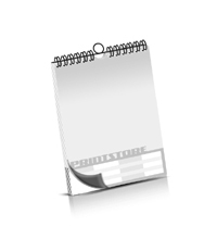 Wandkalender herstellen OHNE Kalenderdeckblatt Kalenderblätter beidseitiger Druck Wire-O-Bindungen Kalenderdruck im Hochformat