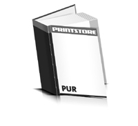 Hardcover Bücher herstellen Papier Buchüberzug gerader Buchrücken PUR-Klebebindung Buchdruck im Hochformat