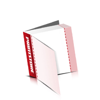  perforate Voucher Books printing  4 Pages Cover  1 perforationsline Hotmelt-Perfect Bound