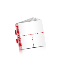  perforate Voucher Books printing WITHOUT Cover  3 perforationslines Print with up to  6 Printing colours Saddle Stitch