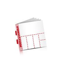  perforate Voucher Books printing WITHOUT Cover  6 perforationslines Print with up to  6 Printing colours Saddle Stitch