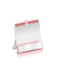  Multipage calendars printing production in Digitalprint Calendar cover sheets one-sided Print