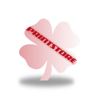  Gestanzte Flyer printing punchingtool Kleeblatt both sides Online-Print