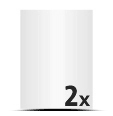 Express-Schreibblöcke herstellen 2 Sorten Schreibblöcke im günstigen Zusammendruck herstellen 45 Blatt per Schreibblock  A4 (210x297mm)  1/0-färbig, Schwarz Leimung an der Kopfseite, 2-fach Bohrung, Lochdurchmesser  6 mm (Standard ISO 838)