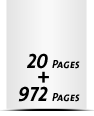  8 Seiten Schutzumschlag  4 Seiten Buchdeckel  4 Seiten Vorsatz 972 Seiten Buchblock  4 Seiten Nachsatz Vorsatz & Nachsatz bedruckt