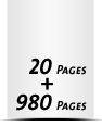  8 Seiten Schutzumschlag  4 Seiten Buchdeckel Buchdeckel unbedruckt  4 Seiten Vorsatz 980 Seiten Buchblock  4 Seiten Nachsatz Vorsatz & Nachsatz unbedruckt