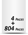 4 Seiten Umschlag 804 Seiten Buchblock