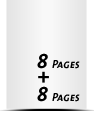 8 Seiten Umschlag (2 Ausklappseiten) 8 Seiten Inhalt