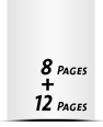 8 Seiten Umschlag (2 Ausklappseiten) 12 Seiten Inhalt