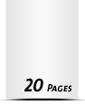 Kataloge drucken  A6 plus (120x160mm) 20 Seiten (10 beidseitig bedruckte Blätter) Druck  1-färbig, Schwarz Kataloge mit Drahtkammbindung Drahtkamm silber Standard-Produktionszeit