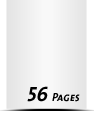 Kataloge drucken  A6 plus (120x160mm) 56 Seiten (28 beidseitig bedruckte Blätter) Druck  1-färbig, Schwarz Kataloge mit Drahtkammbindung Drahtkamm silber Standard-Produktionszeit