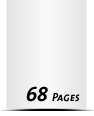 Express-Kataloge drucken  A4 (210x297mm) 68 Seiten (34 beidseitig bedruckte Blätter) Druck  4-färbig, CMYK Kataloge mit Drahtkammbindung Drahtkamm silber Express-Produktionszeit
