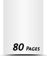 Express-Kataloge drucken  A6 plus (120x160mm) 80 Seiten (40 beidseitig bedruckte Blätter) Druck  1-färbig, Schwarz Kataloge mit Drahtkammbindung Drahtkamm silber Express-Produktionszeit