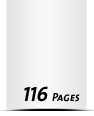 Express-Kataloge drucken  A4 (210x297mm) 116 Seiten (58 beidseitig bedruckte Blätter) Druck  4-färbig, CMYK Kataloge mit Drahtkammbindung Drahtkamm silber Express-Produktionszeit