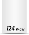 Kataloge drucken  A6 plus (120x160mm) 124 Seiten (62 beidseitig bedruckte Blätter) Druck  1-färbig, Schwarz Kataloge mit Drahtkammbindung Drahtkamm silber Standard-Produktionszeit