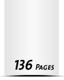 Express-Kataloge drucken  A4 (210x297mm) 136 Seiten (68 beidseitig bedruckte Blätter) Druck  4-färbig, CMYK Kataloge mit Drahtkammbindung Drahtkamm silber Express-Produktionszeit