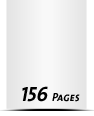 Kataloge drucken  A6 plus (120x160mm) 156 Seiten (78 beidseitig bedruckte Blätter) Druck  1-färbig, Schwarz Kataloge mit Drahtkammbindung Drahtkamm silber Standard-Produktionszeit