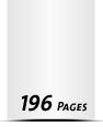 Express-Kataloge drucken  A4 (210x297mm) 196 Seiten (98 beidseitig bedruckte Blätter) Druck  4-färbig, CMYK Kataloge mit Drahtkammbindung Drahtkamm silber Express-Produktionszeit