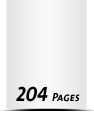 Express-Kataloge drucken  A4 (210x297mm) 204 Seiten (102 beidseitig bedruckte Blätter) Druck  4-färbig, CMYK Kataloge mit Drahtkammbindung Drahtkamm silber Express-Produktionszeit
