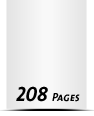 Kataloge drucken  A6 plus (120x160mm) 208 Seiten (104 beidseitig bedruckte Blätter) Druck  1-färbig, Schwarz Kataloge mit Drahtkammbindung Drahtkamm silber Standard-Produktionszeit