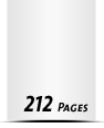Kataloge drucken  A6 plus (120x160mm) 212 Seiten (106 beidseitig bedruckte Blätter) Druck  1-färbig, Schwarz Kataloge mit Drahtkammbindung Drahtkamm silber Standard-Produktionszeit