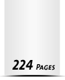 Kataloge drucken  A6 plus (120x160mm) 224 Seiten (112 beidseitig bedruckte Blätter) Druck  1-färbig, Schwarz Kataloge mit Drahtkammbindung Drahtkamm silber Standard-Produktionszeit
