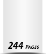 Kataloge drucken  A6 plus (120x160mm) 244 Seiten (122 beidseitig bedruckte Blätter) Druck  1-färbig, Schwarz Kataloge mit Drahtkammbindung Drahtkamm silber Standard-Produktionszeit