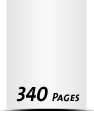 Kataloge drucken  A6 plus (120x160mm) 340 Seiten (170 beidseitig bedruckte Blätter) Druck  4-färbig, CMYK Kataloge mit Drahtkammbindung Drahtkamm silber Standard-Produktionszeit
