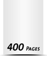 Kataloge drucken  A6 plus (120x160mm) 400 Seiten (200 beidseitig bedruckte Blätter) Druck  4-färbig, CMYK Kataloge mit Drahtkammbindung Drahtkamm silber Standard-Produktionszeit