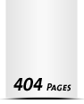 Kataloge drucken  A6 plus (120x160mm) 404 Seiten (202 beidseitig bedruckte Blätter) Druck  4-färbig, CMYK Kataloge mit Drahtkammbindung Drahtkamm silber Standard-Produktionszeit