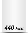 Kataloge drucken  A6 plus (120x160mm) 440 Seiten (220 beidseitig bedruckte Blätter) Druck  4-färbig, CMYK Kataloge mit Drahtkammbindung Drahtkamm silber Standard-Produktionszeit