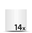  210x210mm Druck Kalenderdeckblatt:  2-färbig, Schwarz + 1 Sonderfarbe 14 Kalenderblätter beidseitig bedruckt  2-färbig, Schwarz + 1 Sonderfarbe Wire-O Bindung inkl. Aufhängevorrichtung