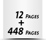  8 Seiten Schutzumschlag  4 Seiten Buchdeckel  4 Seiten Vorsatz 448 Seiten Buchblock  4 Seiten Nachsatz Vorsatz & Nachsatz bedruckt