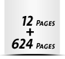  8 Seiten Schutzumschlag  4 Seiten Buchdeckel  4 Seiten Vorsatz 624 Seiten Buchblock  4 Seiten Nachsatz Vorsatz & Nachsatz bedruckt