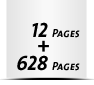  8 Seiten Schutzumschlag  4 Seiten Buchdeckel Buchdeckel unbedruckt  4 Seiten Vorsatz 628 Seiten Buchblock  4 Seiten Nachsatz Vorsatz & Nachsatz bedruckt